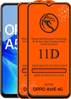 Pidgeot Edge To Edge Tempered Glass for Oppo A57E 4G(Pack of 2)