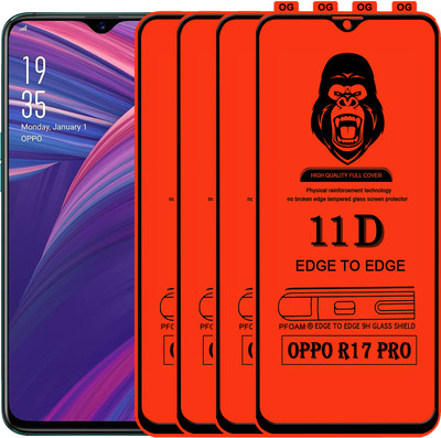 Rofix star Edge To Edge Tempered Glass for OPPO R17 PRO(Pack of 4)