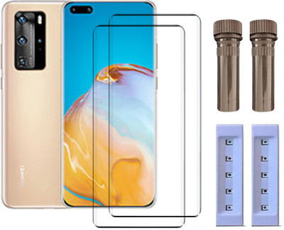 crixus Edge To Edge Tempered Glass for Huawei P40 Pro+(Pack of 2)
