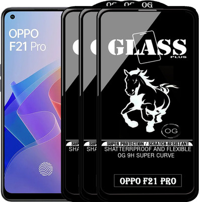 PFOAM Edge To Edge Tempered Glass for OPPO F21 PRO(Pack of 3)