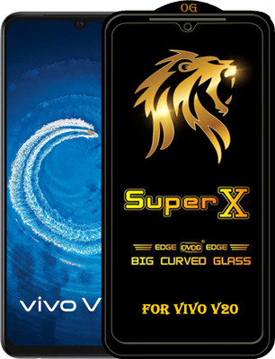 PFOAM Edge To Edge Tempered Glass for VIVO V20(Pack of 1)