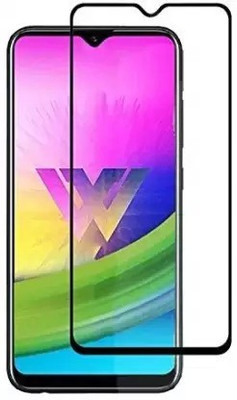 VISHRN Edge To Edge Tempered Glass for LG W30 PRO(Pack of 1)