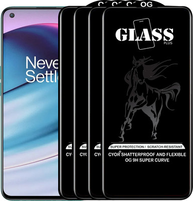 CYOR Edge To Edge Tempered Glass for ONEPLUS NORD CE(Pack of 4)