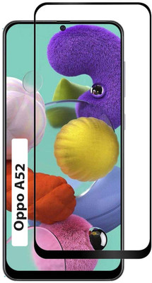iCopertina Edge To Edge Tempered Glass for Oppo A52(Pack of 1)