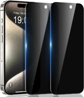EXISITERS Edge To Edge Tempered Glass for Iphone 12 Pro Max, (PRIVACY GLASS)(Pack of 2)