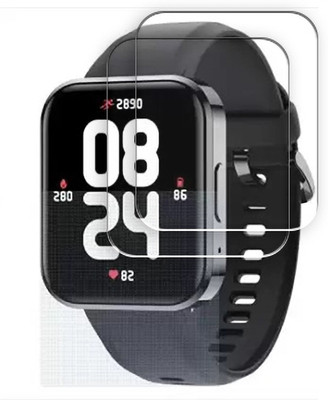 SOMTONE Edge To Edge Tempered Glass for DIZO D Talk DW 32051 Smart Watch SMARTWATCH SCREEN GUARD(Pack of 2)