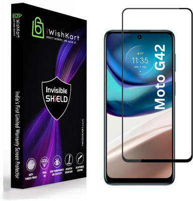 iWishKart Edge To Edge Tempered Glass for MOTOROLA G42, MOTOROLA G42 5G, MOTOROLA Moto G42, MOTOROLA Moto G42 5G, MOTOROLA g42(Pack of 1)