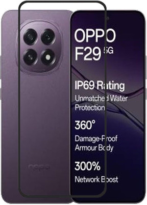 ASVALBUY Edge To Edge Tempered Glass for OPPO F29 5G(Pack of 1)