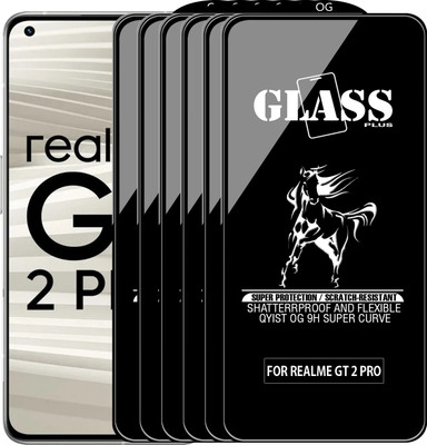 Qyist Edge To Edge Tempered Glass for REALME GT 2 PRO(Pack of 6)