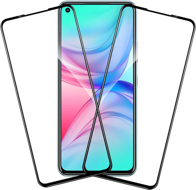 NaturalBuy Edge To Edge Tempered Glass for Infinix Hot 10- | | Bubble Free Installation |(Pack of 2)
