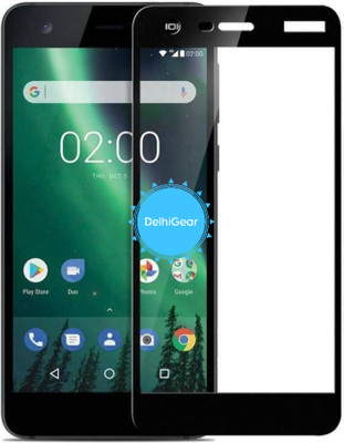 Obstinate Edge To Edge Tempered Glass for Nokia 2, 11D Glass(Pack of 1)