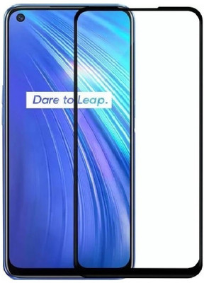 DMJHP Edge To Edge Tempered Glass for Realme 6(Pack of 1)