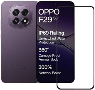 AKSHUD Edge To Edge Tempered Glass for OPPO F29 5G(Pack of 1)