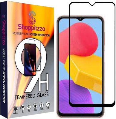 Shoppitzzo Edge To Edge Tempered Glass for SAMSUNG Galaxy M02,M02s,F02,F02s/*NeoShield*Tempered Glass/Full Screen Coverage-Edge to Edge/9H(Pack of 1)