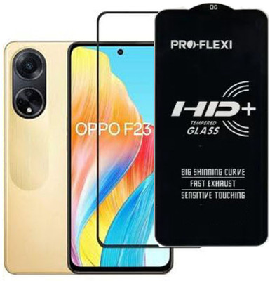 SM Styles Edge To Edge Tempered Glass for Oppo F23 5G(Pack of 1)