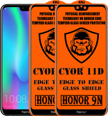 CYOR Edge To Edge Tempered Glass for Honor 9N(Pack of 2)