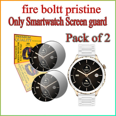 daffin Edge To Edge Tempered Glass for Fire-Boltt Pristine(Pack of 2)