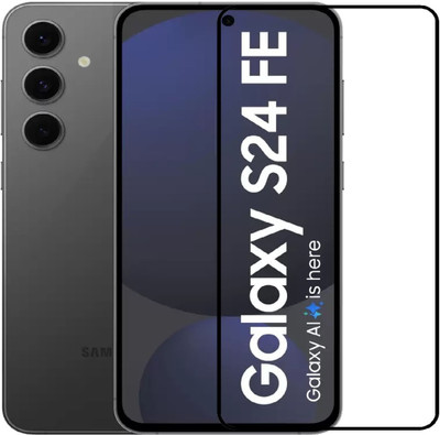 INFINITYWORLD Edge To Edge Tempered Glass for Samsung Galaxy S24 FE 5G(Pack of 1)