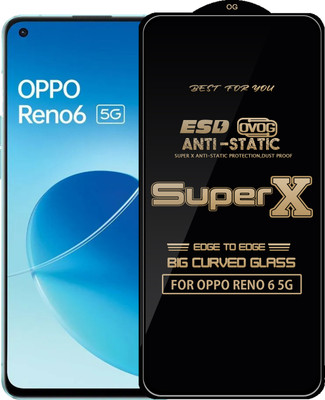 Qyist Edge To Edge Tempered Glass for OPPO RENO 6 5G(Pack of 1)