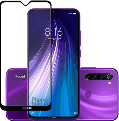NIMMIKA ENTERPRISES Edge To Edge Tempered Glass for Xiaomi Redmi Note 8 D+ Tempered Glass(Pack of 1)