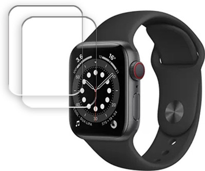 SOMTONE Edge To Edge Tempered Glass for APPLE Watch Series 6 40mm SMARTWATCH SCREEN GUARD(Pack of 2)
