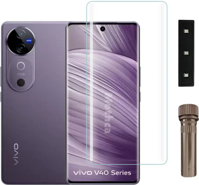 Shuotech Edge To Edge Tempered Glass for vivo V40 5G(Pack of 1)