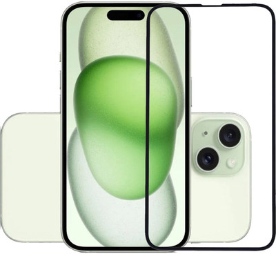 INFINITYWORLD Edge To Edge Tempered Glass for Apple iphone 15 Plus, iphone 15 Plus(Pack of 1)