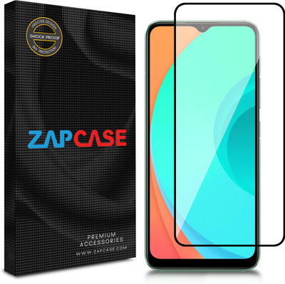 Zapcase Edge To Edge Tempered Glass for Realme C11(Pack of 1)