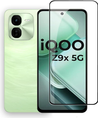 VAKIBO Edge To Edge Tempered Glass for vivo iQOO Z9x(Pack of 1)