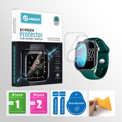 ARBAN Edge To Edge Tempered Glass for Pebble Cosmos Grande 2.1 inch Smartwatch 2 PROTECTOR + 2 WIPES + 2 DUST REMOVAL STICKER + 1 WIPER(Pack of 2) ARBAN Edge To Edge Tempered Glass for Pebble Cosmos Grande 2.1 inch Smartwatch 2 PROTECTOR + 2 WIPES + 2 DUST REMOVAL STICKER + 1 WIPER(Pack of 2)