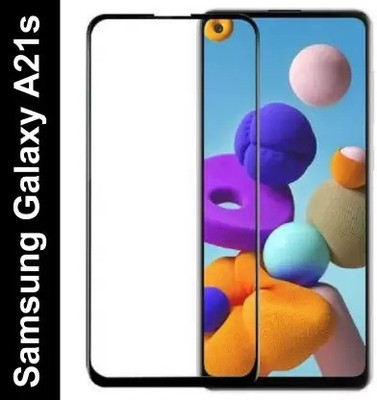 VISHZONE Edge To Edge Tempered Glass for Samsung Galaxy A21s(Pack of 1)