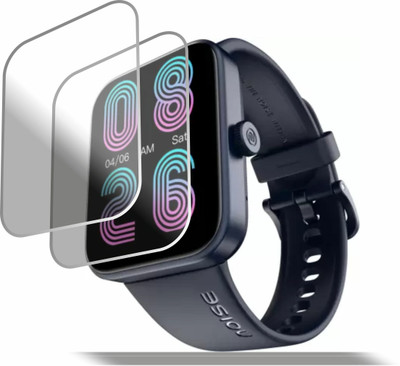 JSGROWITTECH Edge To Edge Tempered Glass for Noise ColorFit Loop Advanced BT Calling Smart Watch(Pack of 2)