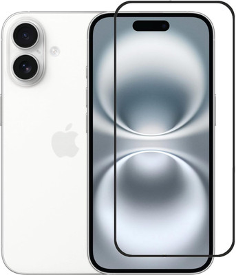 HITFIT Edge To Edge Tempered Glass for Apple iPhone 16 Plus (6.7)(Pack of 1)