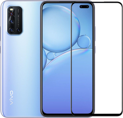SEVEN7STAR Edge To Edge Tempered Glass for VIVO V19(Pack of 1)
