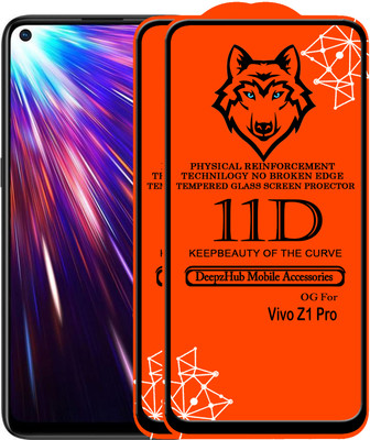 DeepzHub Edge To Edge Tempered Glass for Vivo Z1 Pro(Pack of 2)