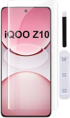 MobiWay Edge To Edge Tempered Glass for Iq00 z10 5g, IQ00 Z10 5G, Temp8(Pack of 1)