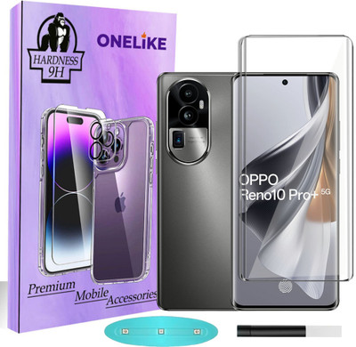 OneLike Edge To Edge Tempered Glass for Oppo Reno 10 Pro Plus 5g, Reno 10 Pro Plus 5g(Pack of 1)
