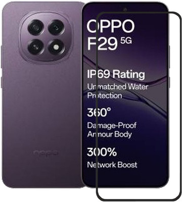 BRENZZ Edge To Edge Tempered Glass for OPPO F29 5G(Pack of 1)