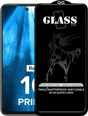 TWIGLO Edge To Edge Tempered Glass for REDMI 10 PRIME(Pack of 1)