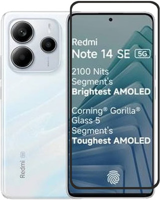 Flipkart SmartBuy Edge To Edge Tempered Glass for REDMI Note 14 SE 5G(Pack of 1)