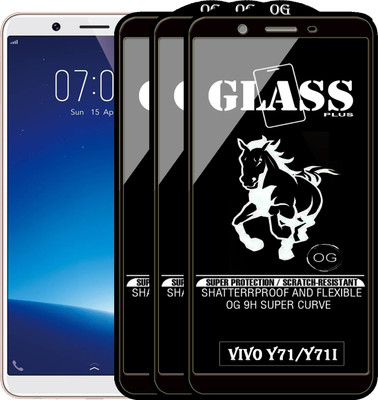 PFOAM Edge To Edge Tempered Glass for VIVO Y71I(Pack of 3)