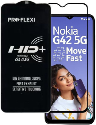 Vvr Edge To Edge Tempered Glass for Nokia G42 5G(Pack of 1)