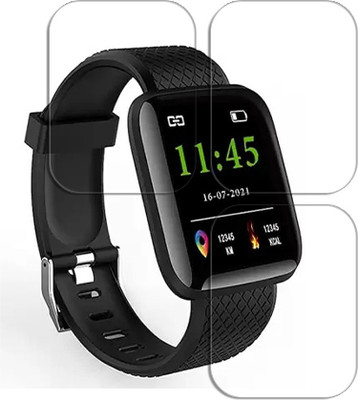 ARBAN Edge To Edge Tempered Glass for R Stylish ID116 smart wristwatch SMARTWATCH SCREEN GUARD(Pack of 3)