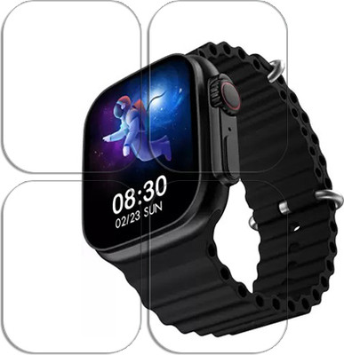 ARBAN Edge To Edge Tempered Glass for alt T800 Ultra 1.93 inch SMARTWATCH SCREEN GUARD(Pack of 4)