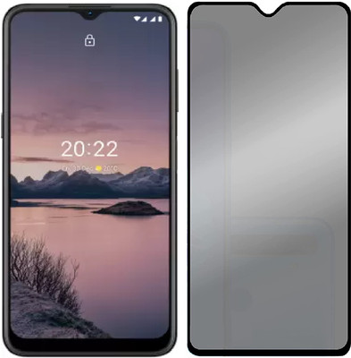 SPRITZEN Edge To Edge Tempered Glass for Nokia G20, Nokia C20 Plus, Nokia G21, Privacy Glass(Pack of 1)