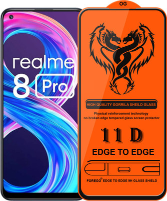 HQ Protection Edge To Edge Tempered Glass for Realme 8 Pro 5G(Pack of 1)
