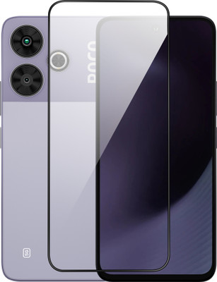 Artistque Edge To Edge Tempered Glass for Poco M6 Plus 5G(Pack of 1)