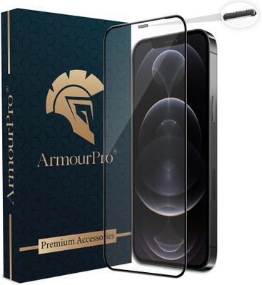 ArmourPro Edge To Edge Tempered Glass for iPhone 12 Pro Max, Apple iPhone 12 Pro Max(Pack of 1)