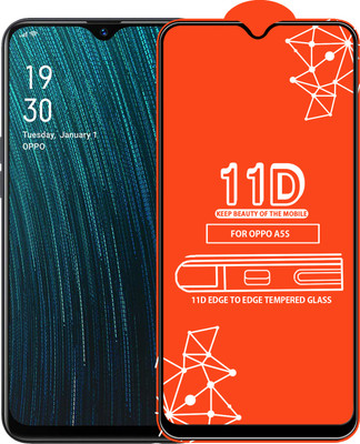 Roxel Edge To Edge Tempered Glass for Oppo A5S(Pack of 1)