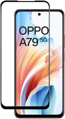DMJHP Edge To Edge Tempered Glass for Oppo A79 5G(Pack of 1)